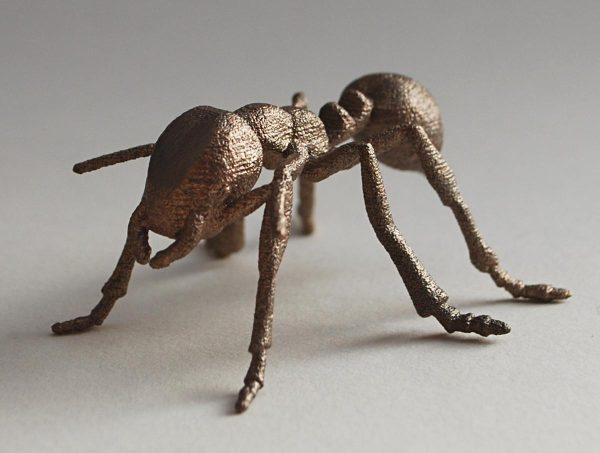 Red Fire Ant Stainless Steel Sculpture