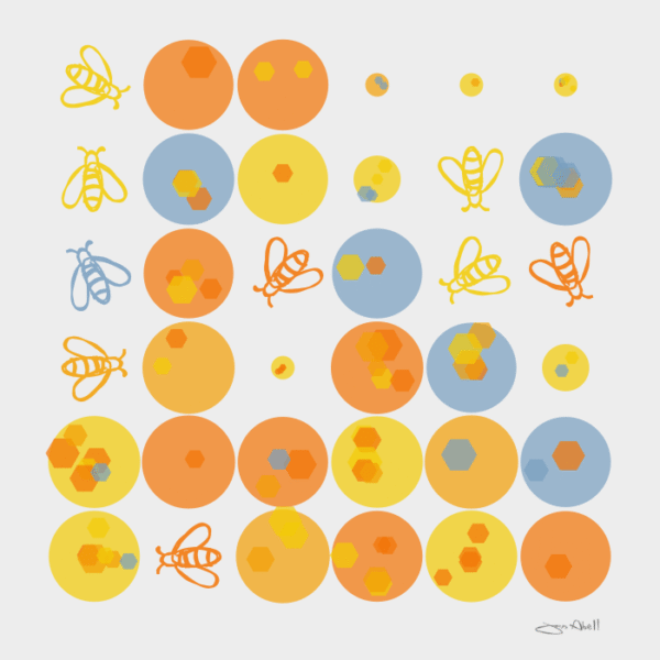 py5 grid with drawing 6x6 grid python art v3 signed