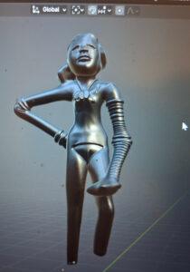 Indus Valley Dancing Girl Blender