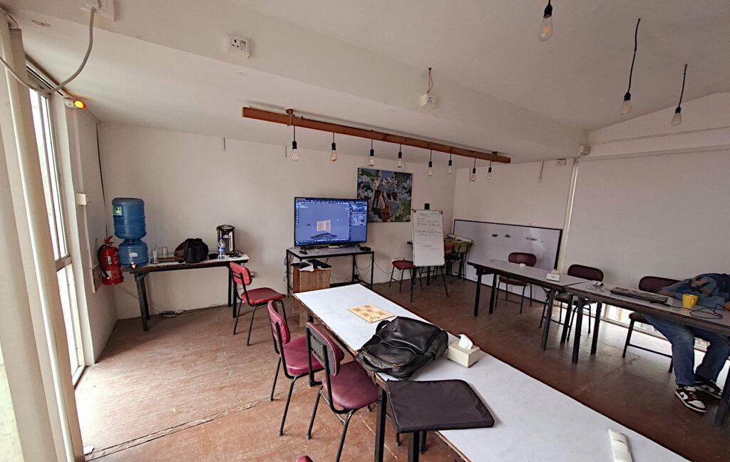 FabLab Nepal Meeting Room During The Blender Workshop