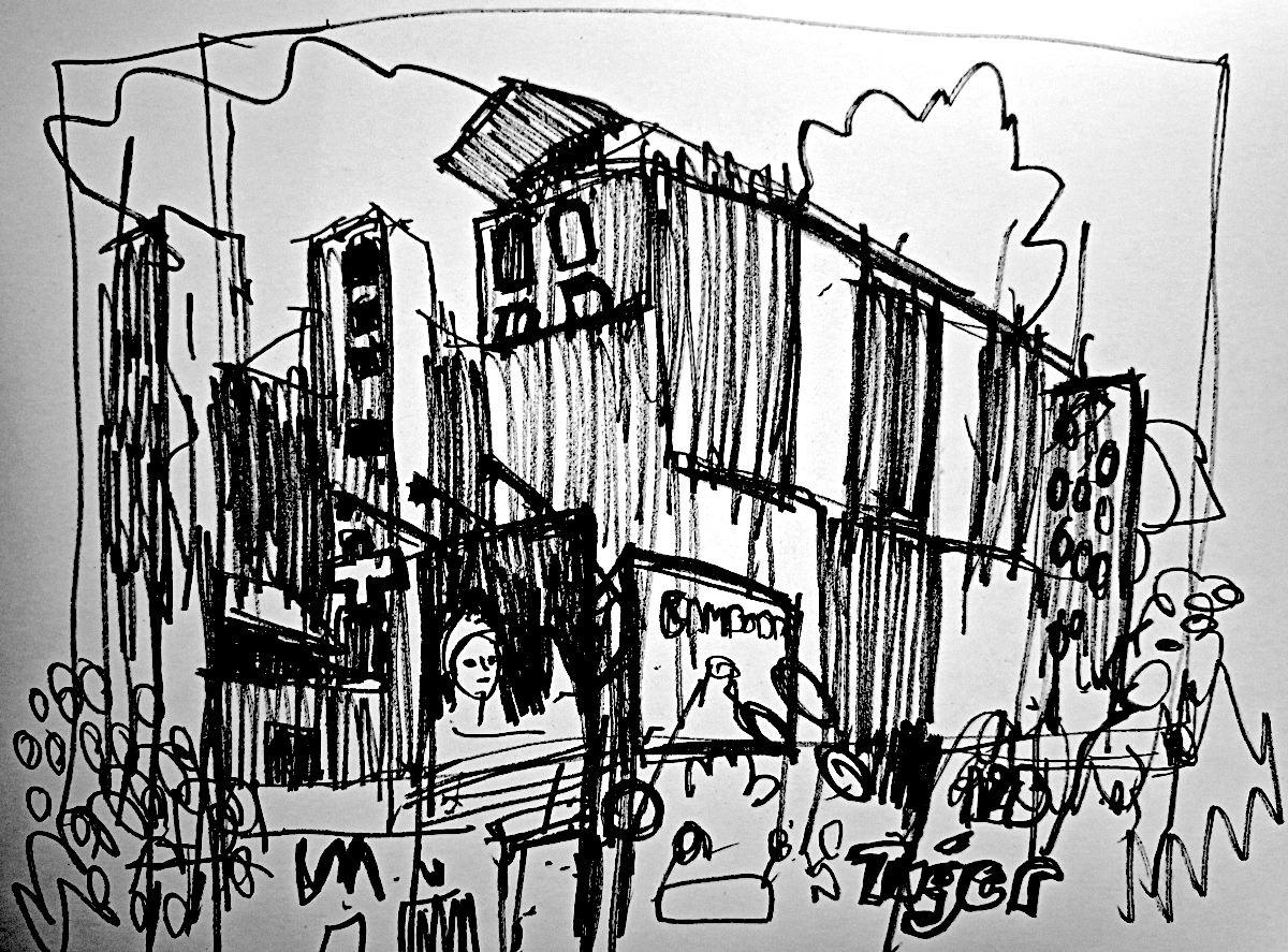 Phnom Penh Urban Sketch